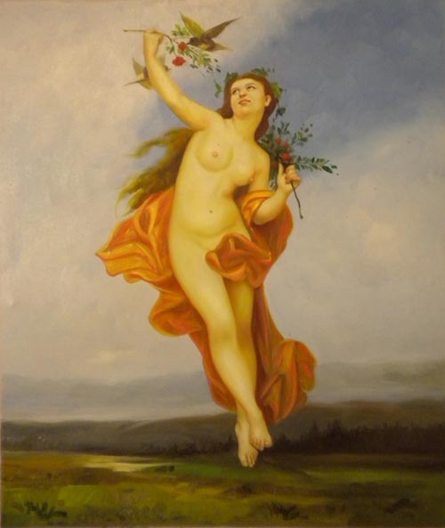 store falso d'autore Il giorno di Bouguereau